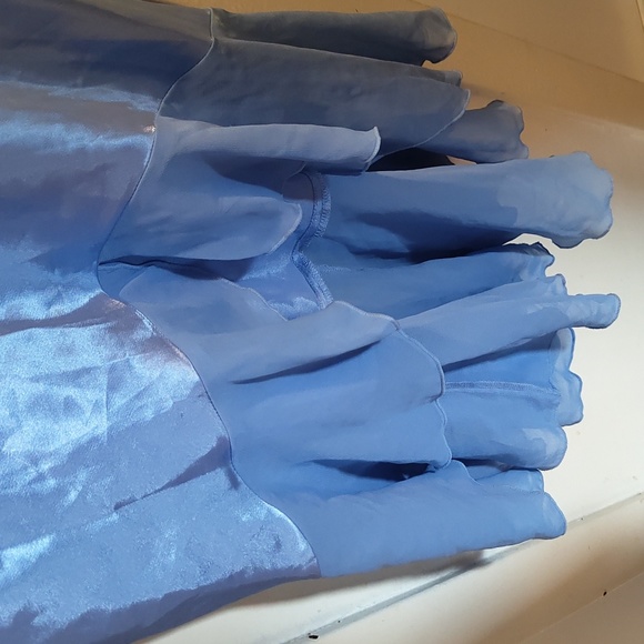 Satin Fairy Slip Dress Cowl Neck Y2K - Picture 7 of 7